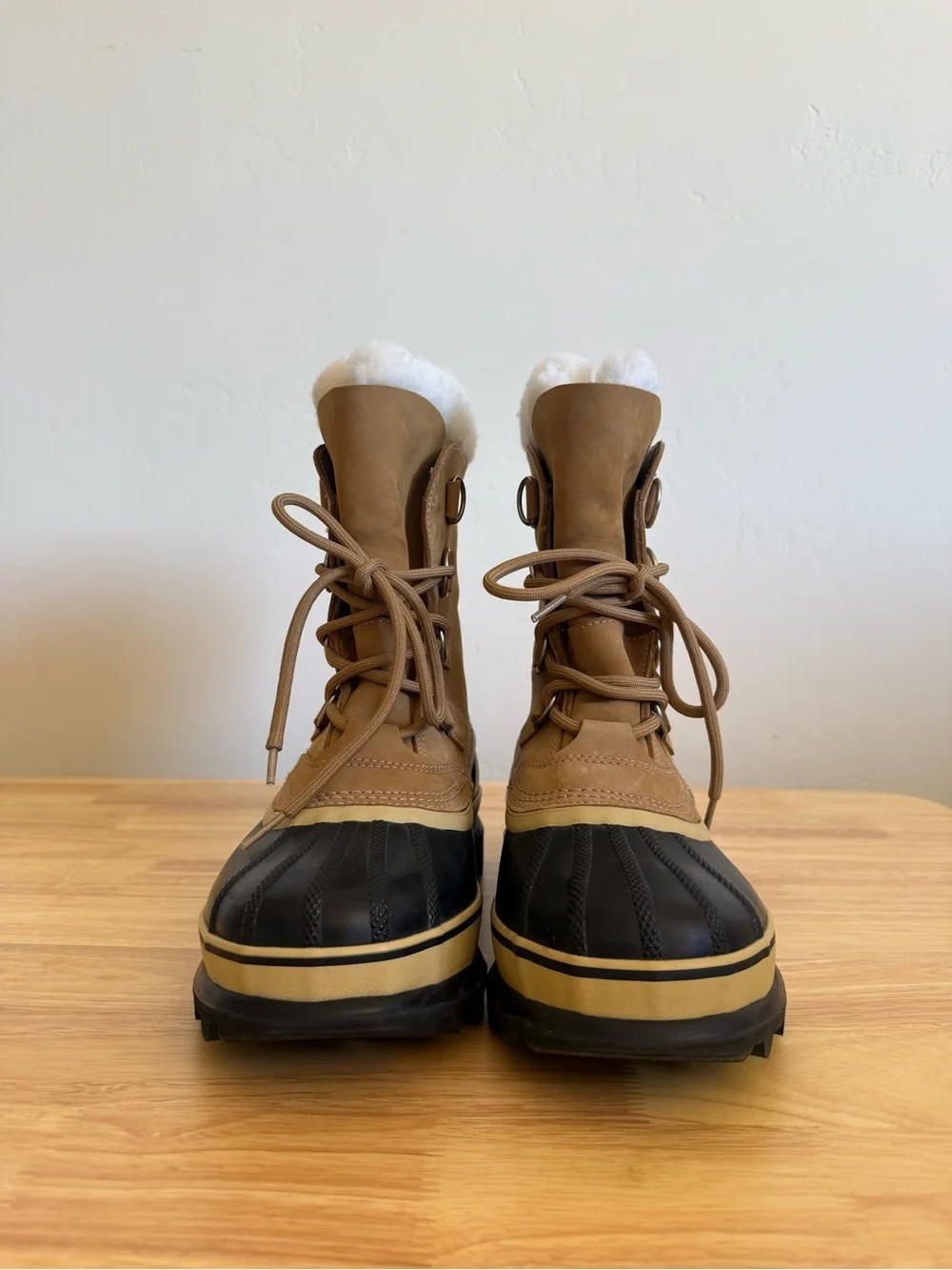 Sorel Caribou Waterproof Winter Snow Boots Camel Tan Women’s Size 7